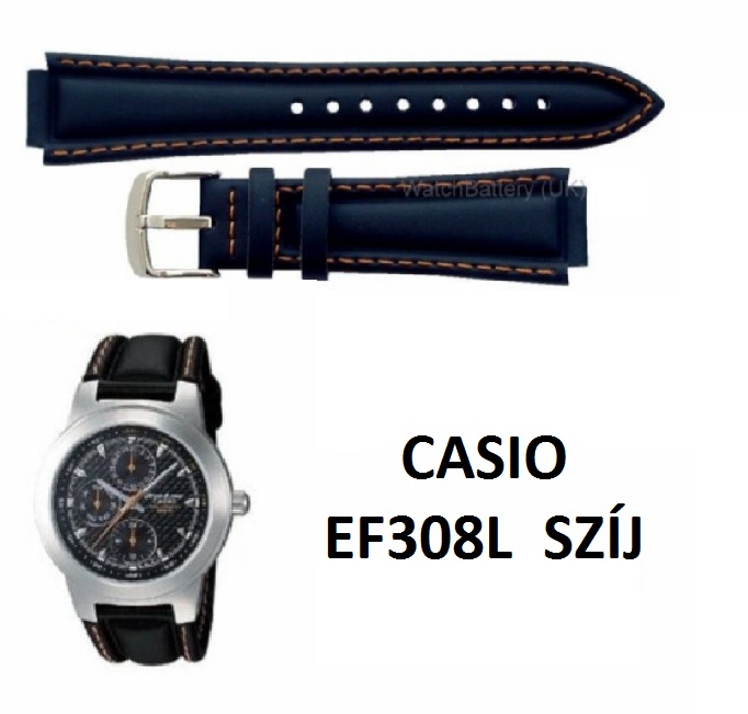 Casio EF308L bőrszíj