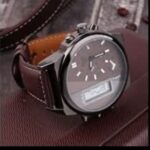 Oulm 3597 Dual Time férfi karóra