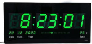 JH4622 NAGY LED DIGITÁLIS KIJELZŐS ÓRA