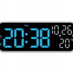 2802 LED Ébresztős óra Hőmérséklettel (2)