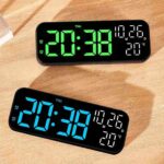 2802 LED Ébresztős óra Hőmérséklettel (2)