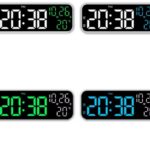 2802 LED Ébresztős óra Hőmérséklettel (2)