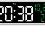 2802 LED Ébresztős óra Hőmérséklettel (2)