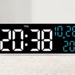 2802 LED Ébresztős óra Hőmérséklettel (2)