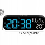 2802 LED Ébresztős óra Hőmérséklettel (2)