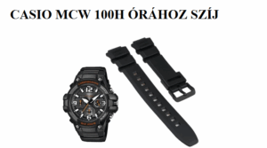 CASIO MCW 100H FEKETE MŰANYAG SZÍJ
