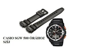 CASIO SGW 500H FEKETE MŰANYAG SZÍJ