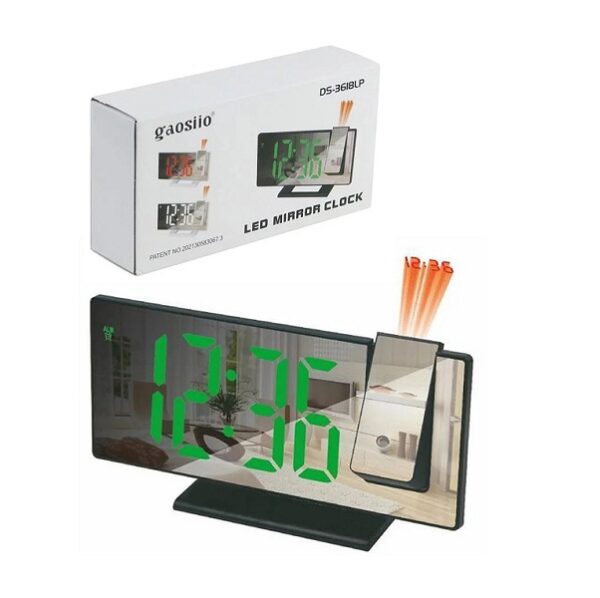 DS-3718LW zöld kijelzős projektoros hálózati óra2 DS-3718LW zöld kijelzős projektoros hálózati óra