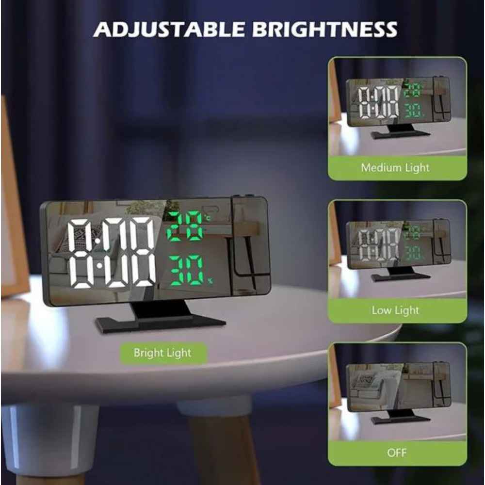 DS-3718LW zöld kijelzős projektoros hálózati óra6 DS-3718LW zöld kijelzős projektoros hálózati óra