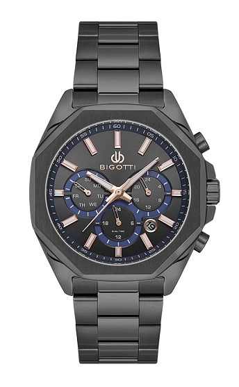 BIGOTTI MILANO Raffinato Full black BG110687-6 férfi karóra